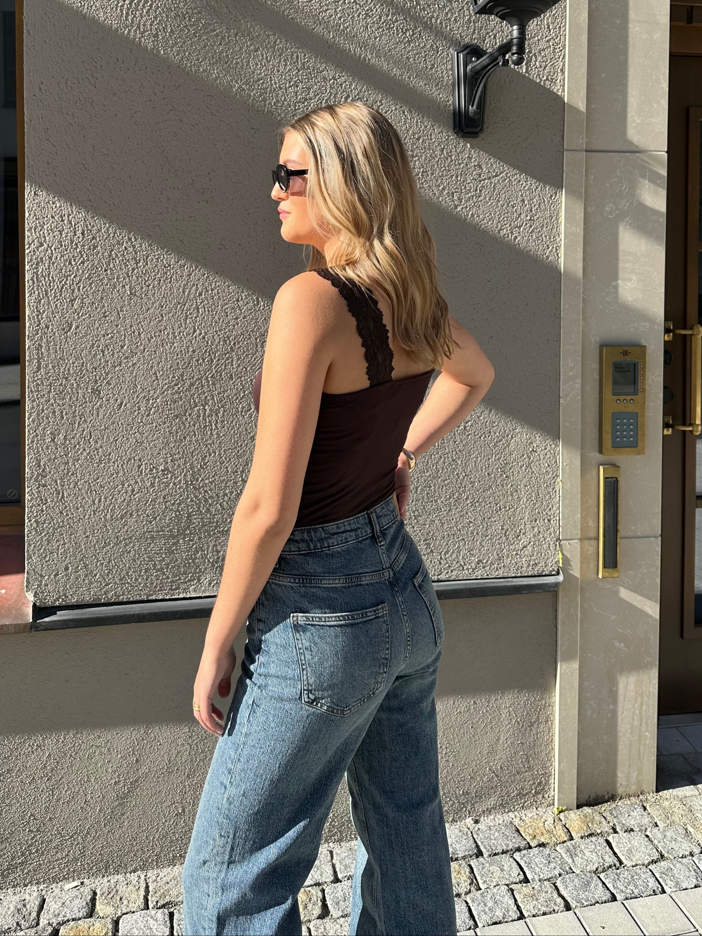 VMTESSA Wide Jeans - Medium Blue Denim